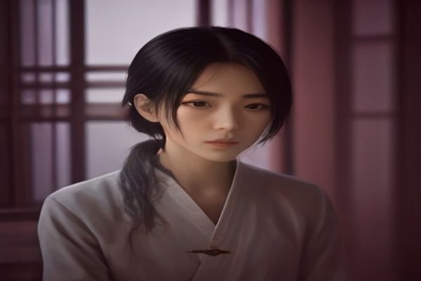 年轻创作者在明亮工作室内使用小松空平台进行灵感探索，桌面整洁、光线温暖柔和